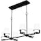 Quoizel Seymour Linear Chandelier 6 Lights Matte Black SEY636MBK - alternate 6